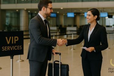 Professional airport meet and greet service for VIP guests arriving in Milan.