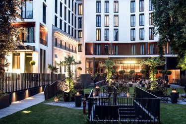 Bulgari Hotel Milano luxury hotel with chauffeur services by MC Eurodriver.