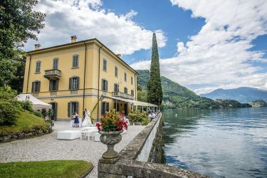 Villa Aura del Lago in Limonta, elegant lakeside luxury wedding venue near Bellagio on Lake Como.