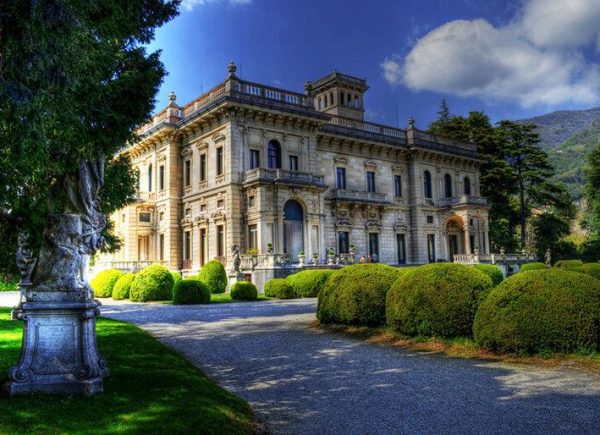 Villa Erba in Cernobbio overlooking Lake Como, one of Italy's most prestigious wedding and event venues.