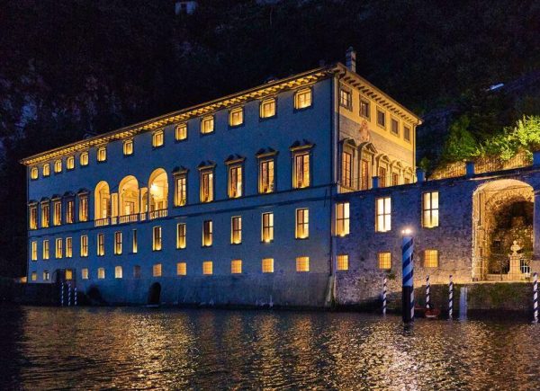 Villa Pliniana in Torno with its private dock overlooking Lake Como.