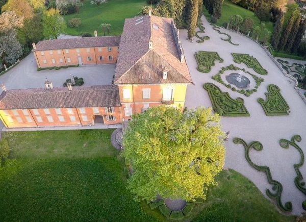 Villa Subaglio in Merate surrounded by historic Italian gardens and centuries-old parkland.